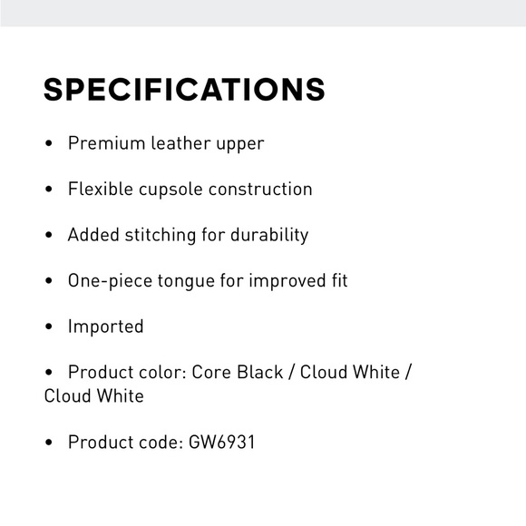 🆕 Adidas Superstar ADV Shoes - Core Black/White/White Sz 20 - Picture 9 of 12